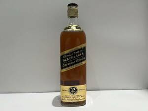 【OMO-41YB】未開栓 Johnnie Walker ジョニーウォーカー 12年 ブラックラベル 金黒キャップ エクストラスペシャル ウイスキー 750ml 43%