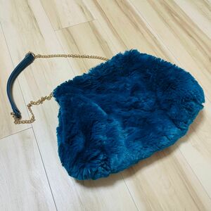 EVRIS　エヴリス　ファーバッグ　ショルダーバッグ　ハンドバッグ　BAG