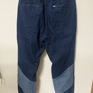 即決 2023 SAPEUR DENIM TRACK PANTS Lサイズ Indigo 正規 新品未使用 サプール デニム トラック パンツ インディゴ 完売品 sapeur の画像2