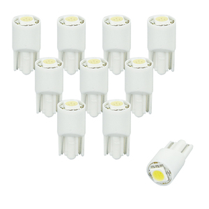 R.A.C LED W5W T10 12V5W ウェッジ 発光色 ホワイト 10個入り