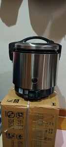 リンナイ業務用ガス炊飯器　単機能　1.8l 1升炊き　未使用品　涼厨　一般家庭用にも　都市ガス