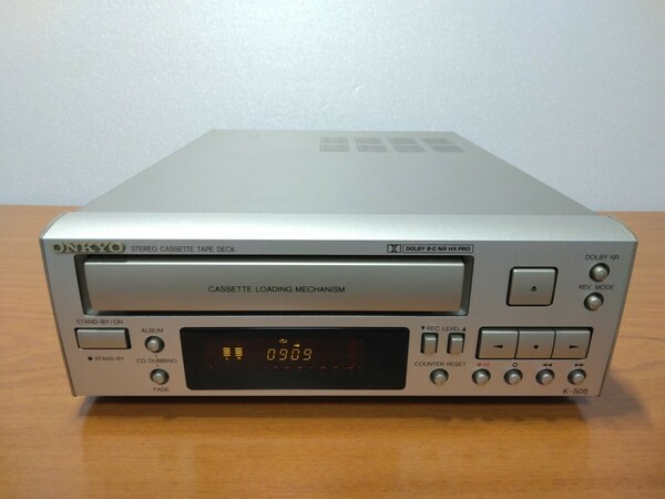 ベルト交換 ONKYO k-505 カセットデッキ INTEC205