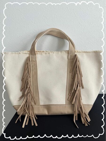 AYAKO Eco Suede Tote Bag / M size /SAND