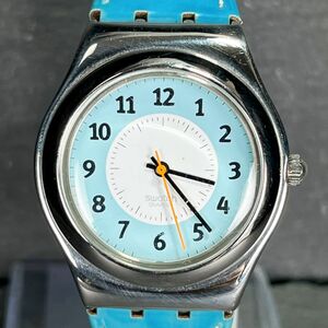 SWATCH Swatch IRONY Irony Mintcold мята холодный AG1995 YLS106 наручные часы аналог кварц mint blue новый товар батарейка заменена 