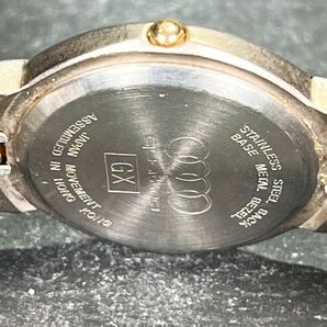 AUDI quattro アウディクワトロ GX メンズ 腕時計 アナログ クオーツ 3針 ゴールド文字盤 コンビカラー ステンレス 新品電池交換済みの画像7