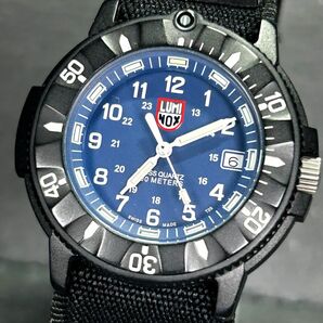 美品 Luminox ルミノックス ネイビーシールズ 3903 腕時計 クオーツ アナログ 3針 回転ベゼル ダイバーズウォッチ メンズ 動作確認済みの画像2