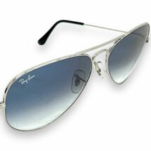 Ray-Ban レイバン サングラス 眼鏡 アイウェア ファッション ブランド ティアドロップ RB3025 アビエーター AVIATOR ブルー グラデーション_画像8