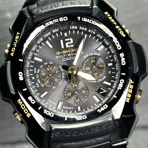 Casio Casio G-Shock G-Shock The GW-2000bgd-1a Watch Tough Solar Radio Clock Аналоговый календарь черный x золотые мужские