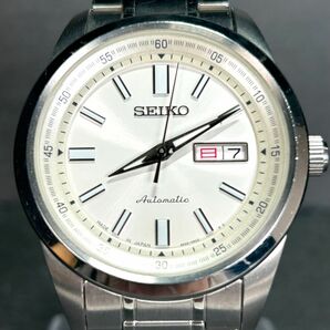 美品 SEIKO セイコー セレクション SARV001 腕時計 自動巻き メカニカル アナログ ルミブライト 裏スケルトン ステンレススチール メンズの画像3