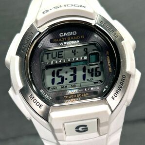 美品 CASIO カシオ G-SHOCK ジーショック GW-M850-7 腕時計 タフソーラー 電波時計 デジタル 多機能 カレンダー ステンレススチール メンズの画像1