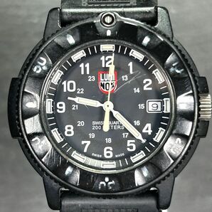 LUMINOX ルミノックス ネイビーシールズ 3000/3900 腕時計 クオーツ アナログ 3針 カレンダー 回転ベゼル 電池交換済み 動作確認済みの画像3