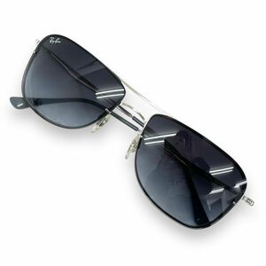 美品 Ray-Ban レイバン サングラス 眼鏡 アイウェア ファッション ブランド RB8054 LightRay ライトレイ プレミア生産終了 ダブルブリッジ