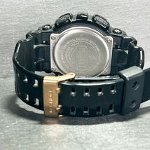 CASIO カシオ G-SHOCK ジーショック GA-110GB-1A 腕時計 クオーツ アナデジ カレンダー ブラック×ゴールド ステンレススチール 電池交換済_画像7
