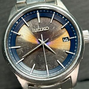 SEIKO セイコー セイコーセレクション SBTM253 腕時計 ソーラー 電波時計 アナログ 3針 カレンダー ステンレススチール メンズ 動作確認済