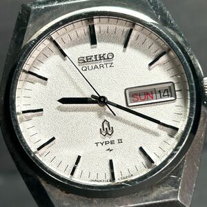 1979年製 SEIKO セイコー TIPEⅡ 7123-7010 腕時計 クオーツ アナログ カレンダー 亀戸製 ヴィンテージ ステンレススチール 新品電池交換済