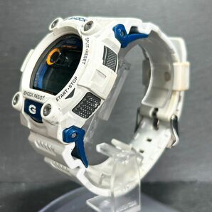 CASIO カシオ G-SHOCK ジーショック G-7900A-7 腕時計 クオーツ デジタル 多機能 ホワイトグレー×ブルー ステンレススチール 動作確認済みの画像6