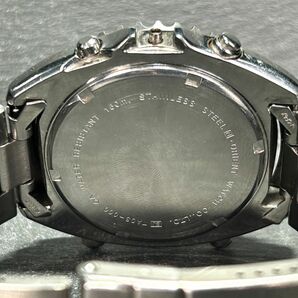 ORIENT オリエント クロノグラフ ダイバーズ TA03-000 腕時計 クオーツ アナログ カレンダー 回転ベゼル ステンレススチール ブラックの画像8