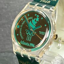 限定 SWATCH スウォッチ ATLANTA アトランタ1996 AG1994 GZ136 ユニセックス 腕時計 アナログ クオーツ メタリック文字盤 新品電池交換済み_画像2