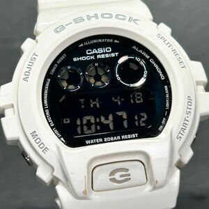 海外モデル 良品 CASIO カシオ G-SHOCK ジーショック DW-6900NB-7 腕時計 クオーツ デジタル 多機能 ホワイト ステンレス 動作確認済み