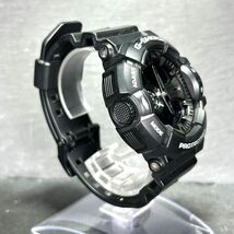 美品 CASIO カシオ G-SHOCK ジーショック GA-400GB-1A 腕時計 クオーツ アナデジ 多機能 ブラック×シルバー ステンレス 新品電池交換済み_画像5