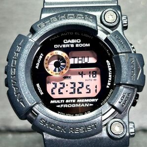 プレミア 美品 CASIO カシオ G-SHOCK ジーショック FROGMAN フロッグマン ラスティブラック GW-200MS-1 腕時計 タフソーラー 多機能 防水の画像3