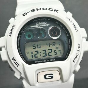 海外モデル 良品 CASIO カシオ G-SHOCK ジーショック DW-6900FS-8 腕時計 クオーツ デジタル 多機能 ホワイトグレー メンズ 動作確認済みの画像1