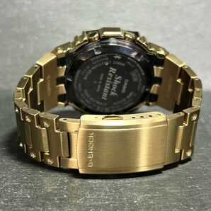美品 CASIO G-SHOCK カシオ ジーショック GMW-B5000GD-9 腕時計 タフソーラー 電波時計 フルメタル ゴールド デジタル 多機能 動作確認済みの画像7
