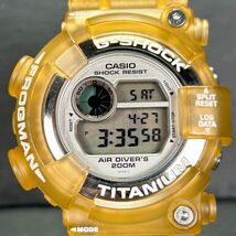 CASIO G-SHOCK カシオ ジーショック FROGMAN WCCS フロッグマン ダイバー DW-8201WC-9 腕時計 クオーツ チタン 200M マンタ 新品電池交換済_画像3