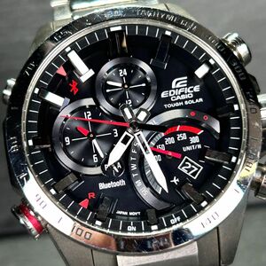 CASIO Casio EDIFICE Edifice time tiger bela-EQB-501XD-1A wristwatch Tough Solar analogue mobile link Bluetooth operation verification ending 