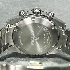 新品 SEIKO セイコー PROSPEX プロスペックス スピードタイマー SBDL107 腕時計 ソーラー アナログ クロノグラフ グリーン ステンレスの画像8