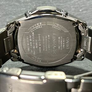 美品 CASIO カシオ LINEAGE リニエージ LCW-M100TSE-1A 腕時計 タフソーラー 電波ソーラー アナデジ チタニウム 多機能 メンズ 動作確認済の画像8