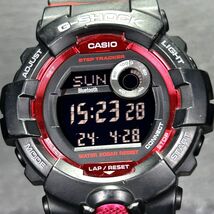 美品 CASIO カシオ G-SHOCK ジーショック G-SQUAD ジースクワッド GBD-800-1 腕時計 クオーツ デジタル Bluetooth 多機能 モバイルリンク_画像3