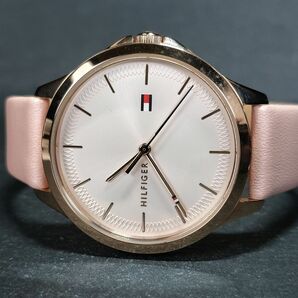 新品 箱付き トミーヒルフィガー Tommy Hilfiger TH.169.3.34.2486 アナログ 腕時計 ホワイト文字盤 ピンク ゴールド 新品電池交換済みの画像5