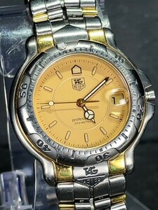 美品 TAG HEUER タグホイヤー プロフェッショナル200 6000シリーズ デイト WH1253 クォーツ 腕時計 ダイバーズウオッチ 高級腕時計