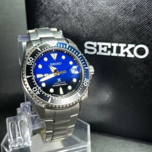 ジンベエチタン タイ限定456本 リミテッドエディション 美品 SEIKO セイコー PROSPEX プロスペックス SPB057J 腕時計 自動巻き メカニカルの画像3