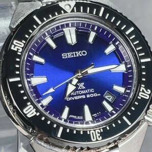 トランスオーシャン RISINGWAVE 限定モデル 超美品 SEIKO セイコー PROSPEX プロスペックス 機械式 自動巻き 腕時計 マリンブルー SBDC047の画像2