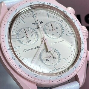 新品 Swatch × Omega スウォッチ × オメガ スピードマスター ミッショントゥヴィーナス SO33P100 バイオセラミック 腕時計 高級腕時計の画像1