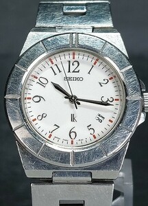 SEIKO セイコー LK LUKIA ルキア 7N82-0620 アナログ 腕時計 ホワイト文字盤 スモールサイズ メタルベルト ステンレス 新品電池交換済み