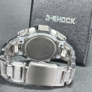 レインボーカスタム フルCZダイヤ 新品 カシオ CASIO ジーショック G-SHOCK GA-300 デジアナ 腕時計 カスタムジーショック フルカスタムの画像8