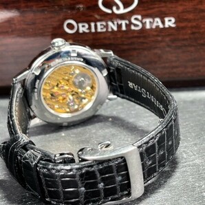 超美品 オリエント ORIENT Orient Star オリエントスター クラシックコレクション 自動巻き 機械式 腕時計 スケルトンシリーズ WZ0041DXの画像8