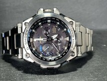 美品 CASIO カシオ G-SHOCK ジーショック MT-G ハイブリッド 電波 ソーラー 腕時計 GPSハイブリッド電波ソーラー MTG-G1000D-1A2JF メンズ_画像8