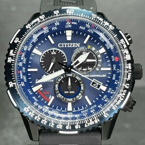 新品 シチズン プロマスター CITIZEN PROMASTER エコドライブ ソーラー電波 腕時計 CB5006-02L ダイレクトフライト SKY クロノグラフ 青の画像2