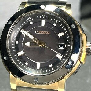 日本限定200本 超美品 CITIZEN シチズン シリーズ8 AS7115-51E エコドライブ Eco-Drive 腕時計 ソーラー電波 ブラック アナログ メンズの画像3