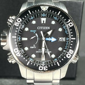 美品 超レア品 シチズン プロマスター CITIZEN PROMASTER エコドライブ アクアランド マリン Marine ソーラー 腕時計 BN2031-85E 200m防水の画像2