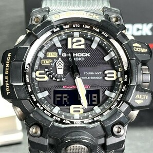 G-SHOCK カシオ ジーショック MUDMASTER マッドマスター GWG-1000-1AJF 腕時計 ソーラー電波 デジタル アナログ ブラックの画像2