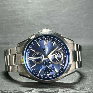 CASIO OCEANUS カシオ オシアナス クラシックライン OCW-T2600-2A2JF 電波ソーラー 腕時計 チタン アナログ ブルー カレンダーの画像5