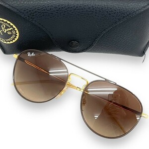 Ray-Ban RayBan солнцезащитные очки очки I одежда мода YOUNGSTER Young Star двойной Bridge RB3589 производство конец с футляром Brown 