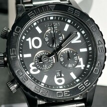 NIXON ニクソン 42-20 腕時計 クオーツ MINIMIZE ミニマイズ A037001 ブランド CHRONO クロノグラフ ブラック カレンダー アナログ_画像1