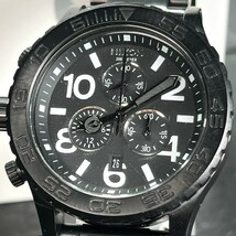 NIXON ニクソン 42-20 腕時計 クオーツ MINIMIZE ミニマイズ A037001 ブランド CHRONO クロノグラフ ブラック カレンダー アナログ_画像3