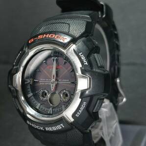 CASIO カシオ G-SHOCK ジーショック TheG GW-1500J-1A メンズ デジアナ タフソーラー 腕時計 ブラック ラバーベルト ステンレススチールの画像3